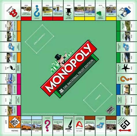 The National Trust's Monopoly board .